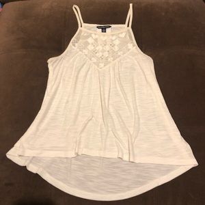 American Eagle Cream Tank Top Blouse